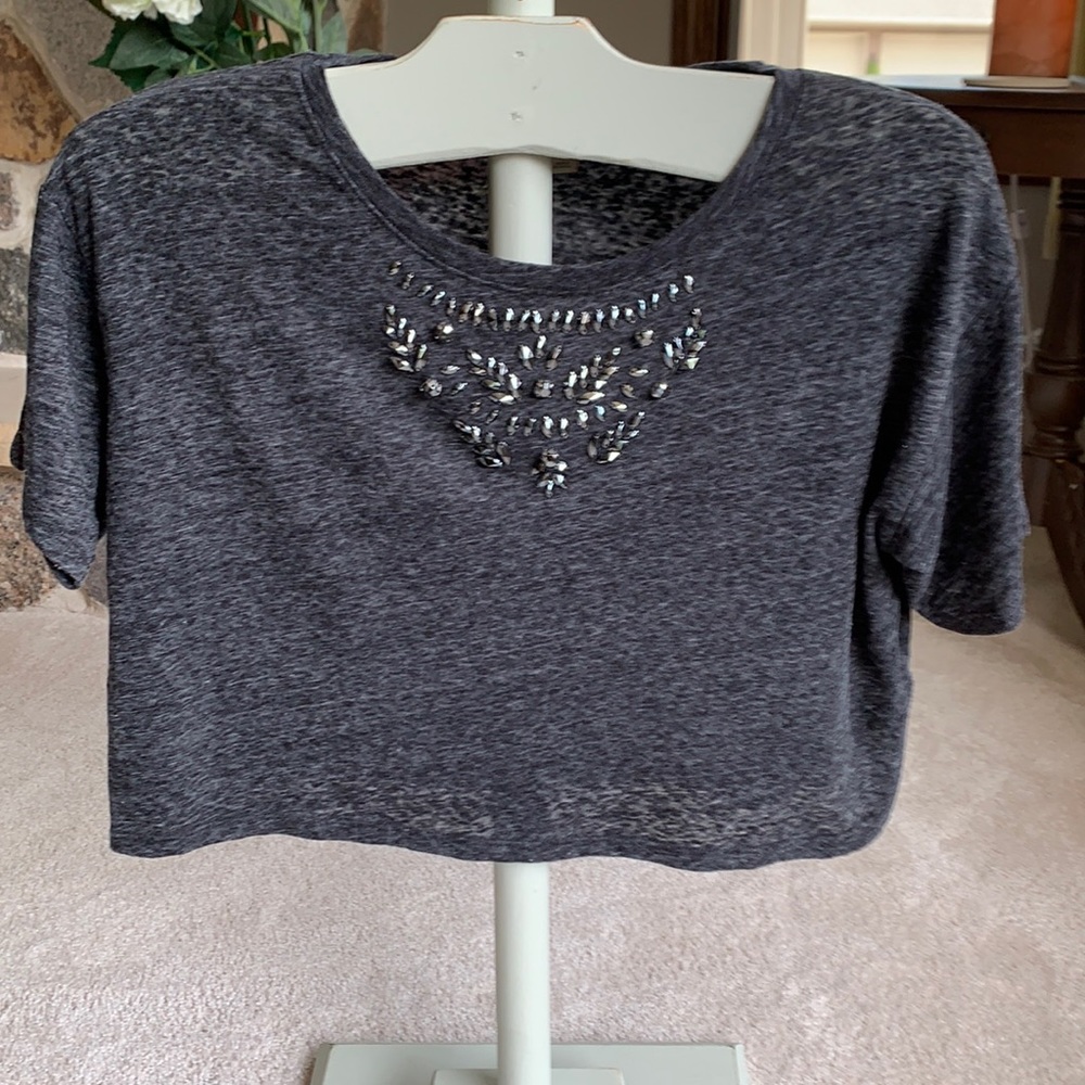 Hollister cropped shirt!